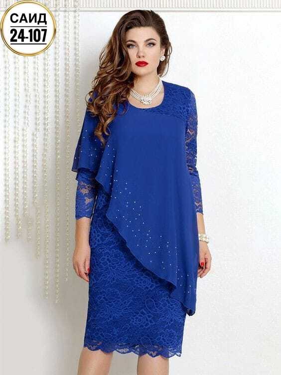 платье vittoria queen 1313/4 василек,нарядное платье,платье vittoria queen,платье с гипюром для полных женщин,нарядное платье vittoria queen