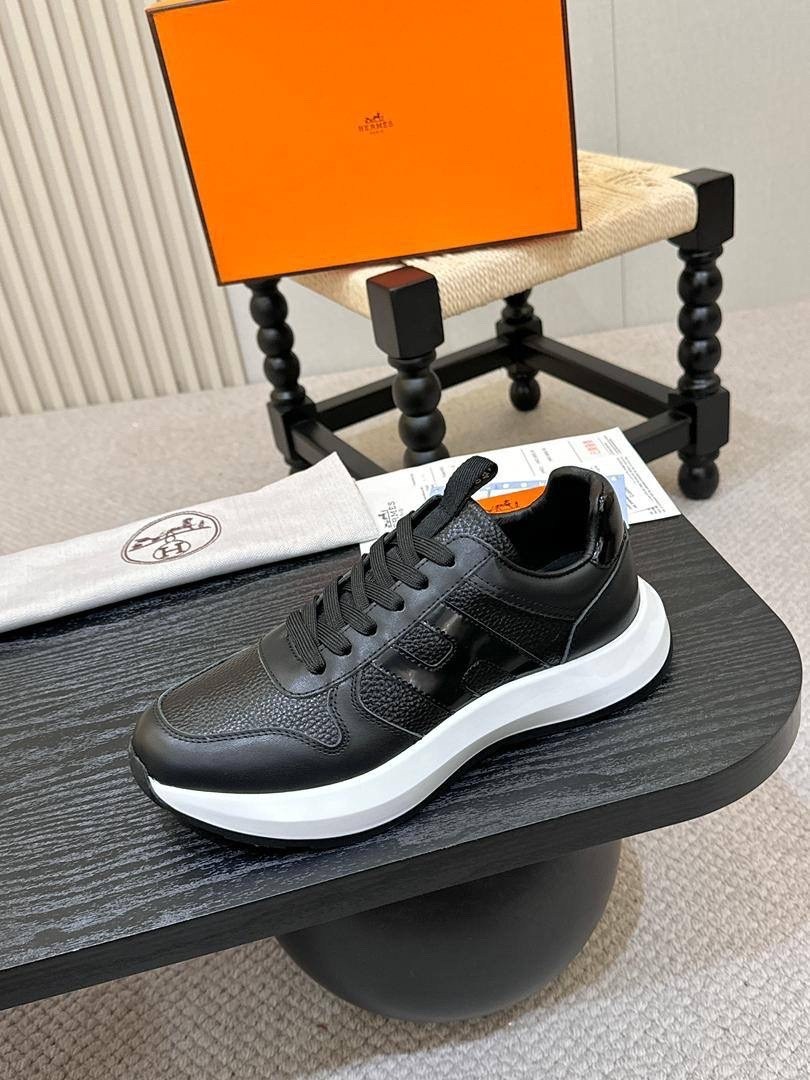 ,кроссовки мужские hermes,мужские кожаные кроссовки hermes черные с лакированным носом,кроссовки мужские кожаные hermes,мужские кроссовки hermes black