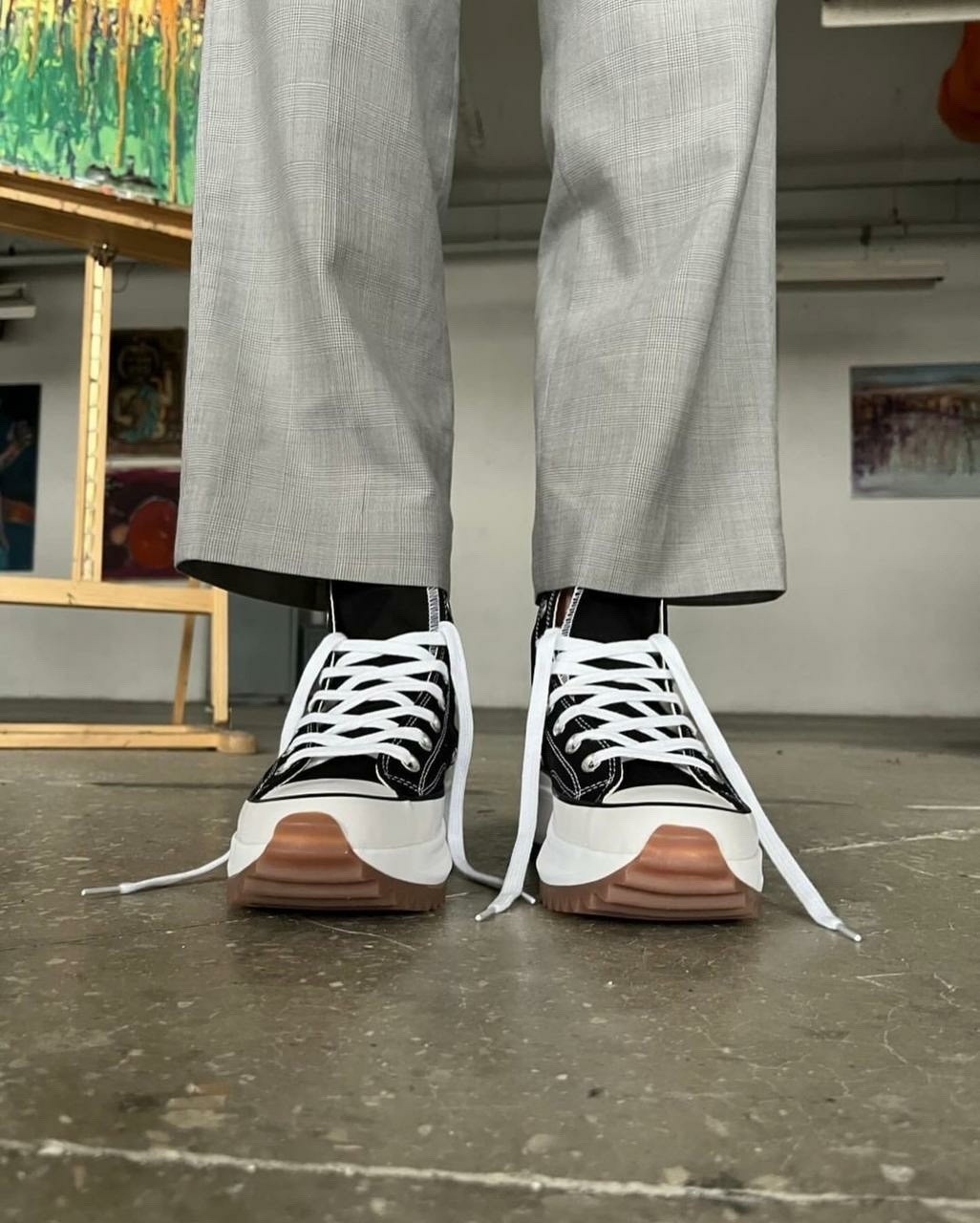 кроссовки converse run star hike,конверсы run star hike high top,высокие кеды на платформе converse,женские кеды converse run star hike,кеды converse run star hike