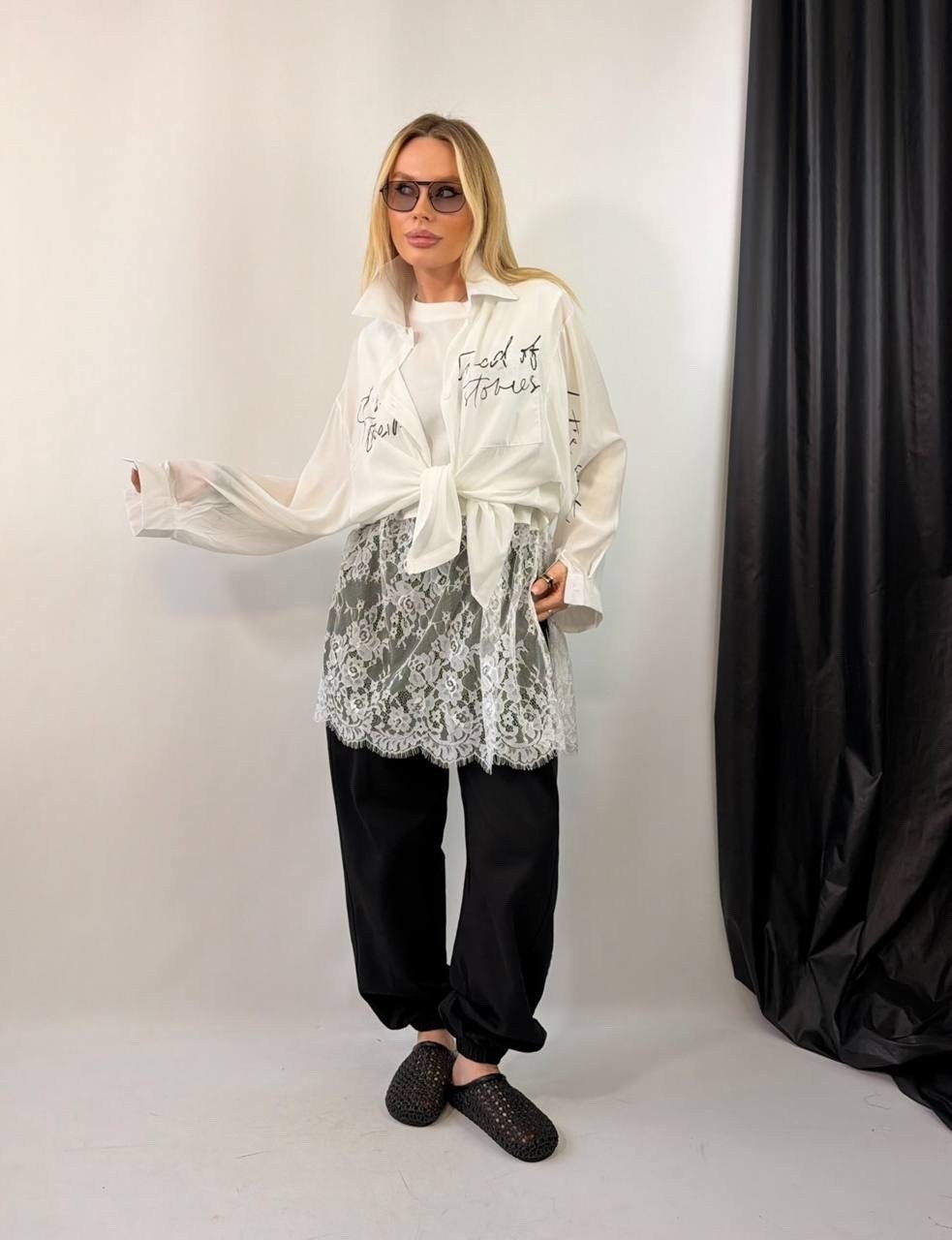 рубашка с кружевом,стильная блузка,женская кофта,стильная рубашка,кружевная рубашка
