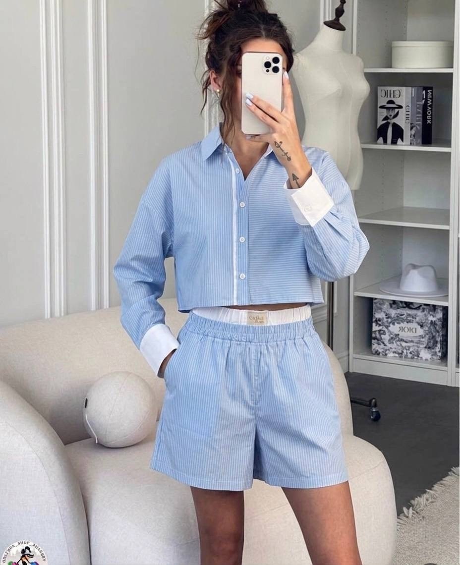 костюм с шортами,летний костюм шорты и рубашка,костюм женский,женский летний костюм,женский костюм с шортами