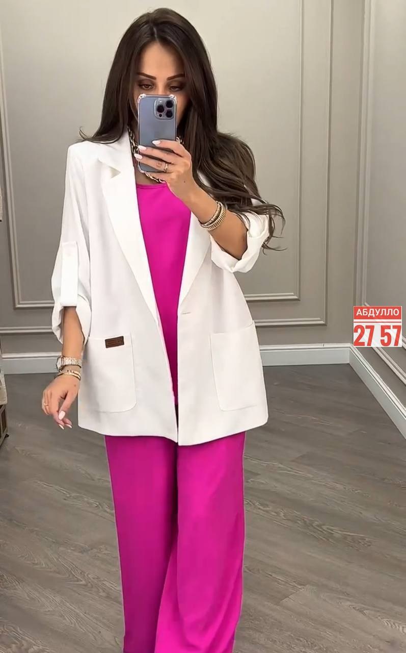 брючный костюм,костюм женский брючный,костюм с брюками,костюм белый брючный,летний брючный костюм женский