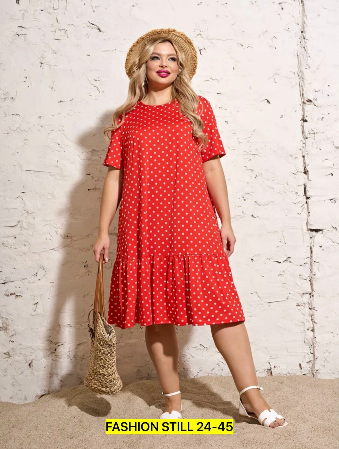платье в горошек больших размеров dora plus,платье женское больших размеров,платье,платье для полной женщины,женское платье в горошек больших размеров
