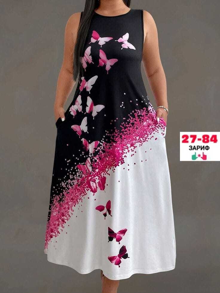 платье больших размеров с принтом,женские летние платья,женская платье,женские платья больших размеров,летние платья больших размеров