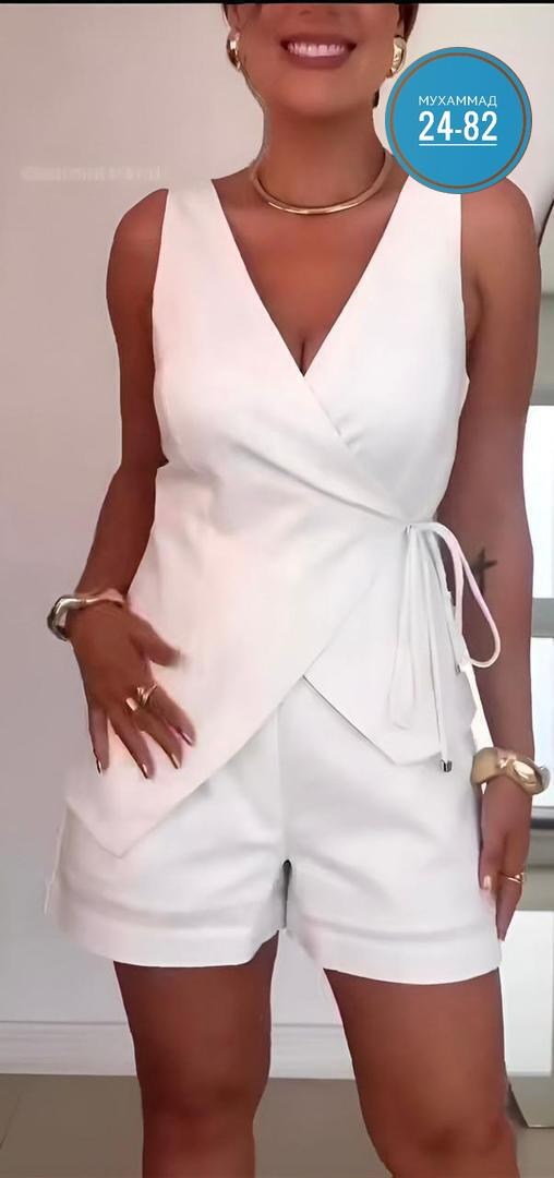 женский костюм с шортами,летние костюмы женские,женские костюмы,костюм двойка летний,костюм белый