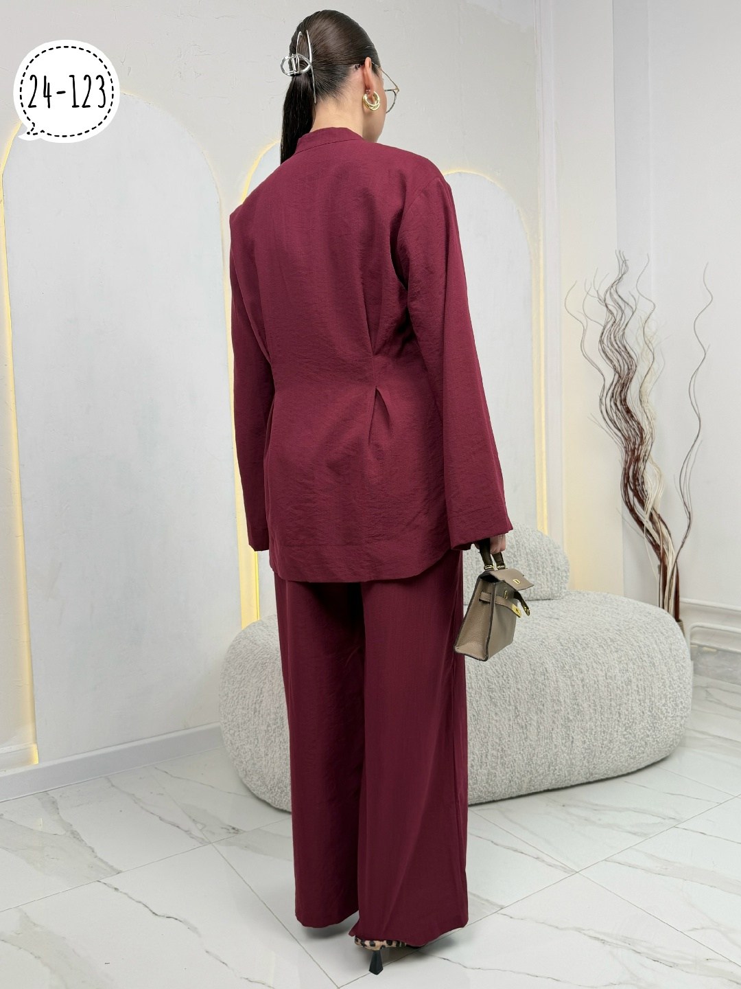 костюм,мусульманская платья,бордовый,комплект з