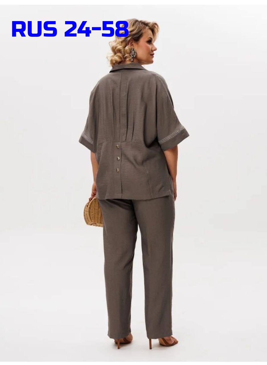 костюм жатка женский летний брючный,костюм брючный льняной,летний костюм женский брючный из легкой ткани,костюм женский,костюм с брюками