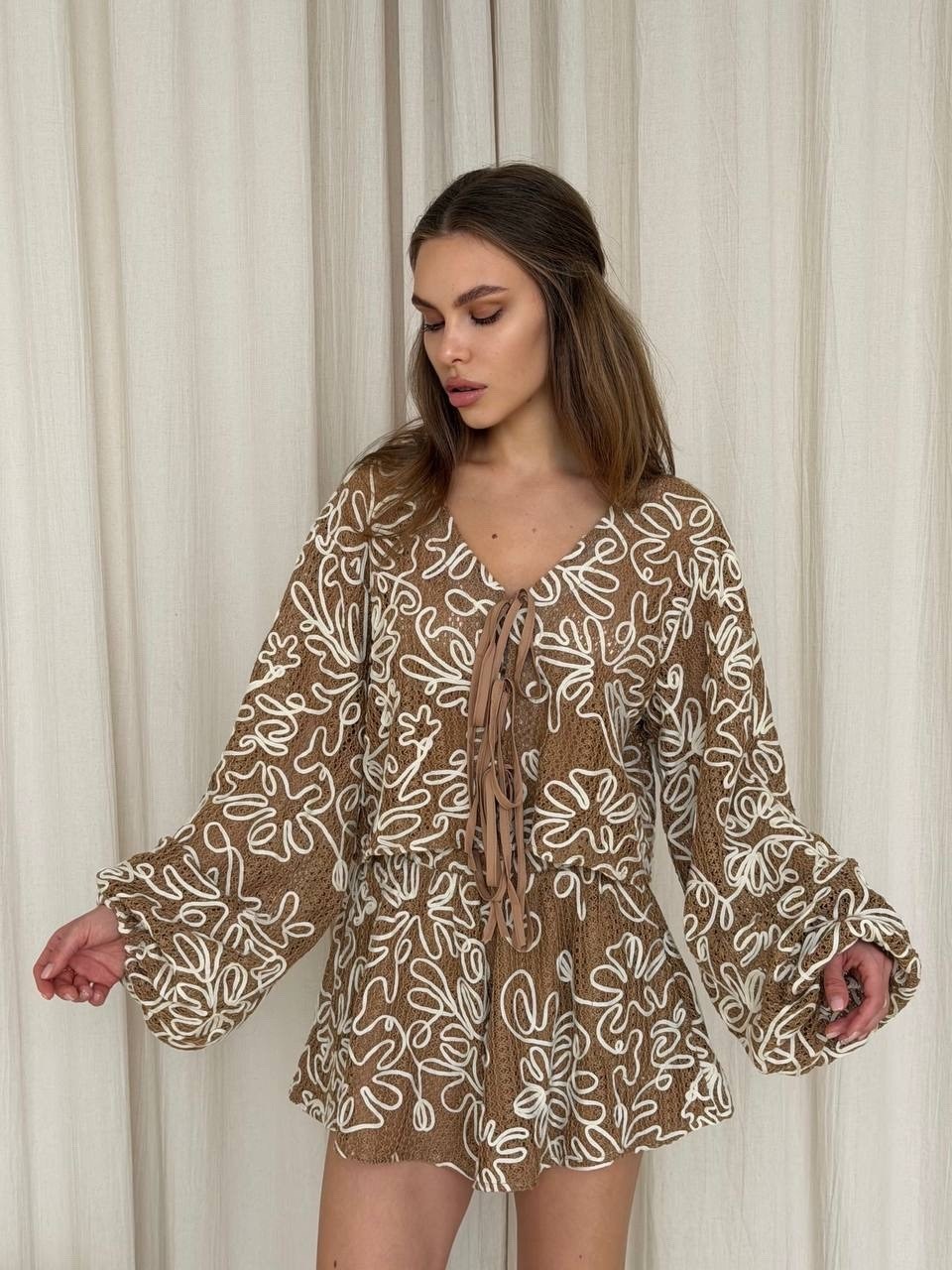 модные наряды,летний костюм с шортами,пижама женская с шортам,комбинезон с принтом,пижама женская