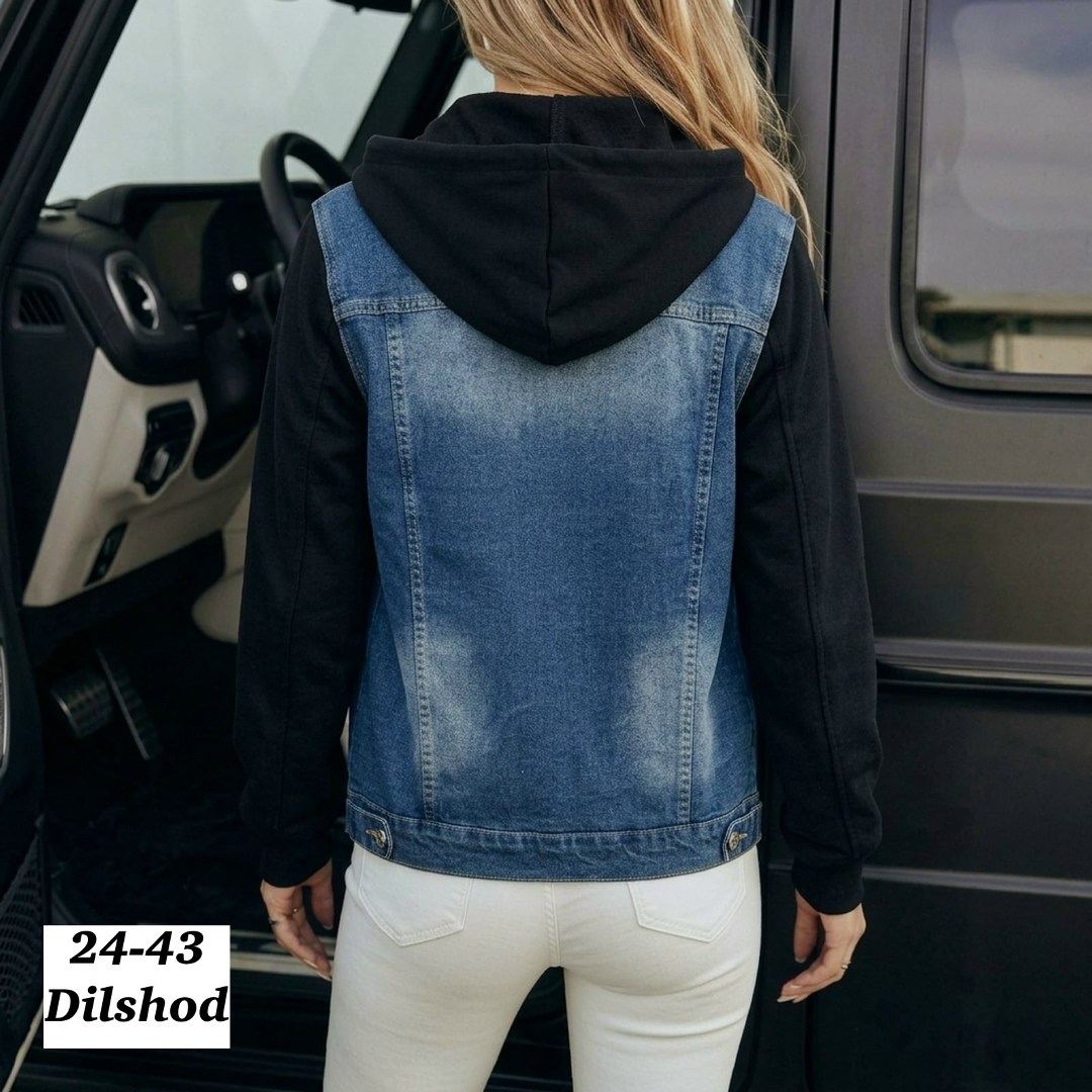 джинсовая куртка,джинсовые куртки женские,женская джинсовая куртка с капюшоном,джинсовая куртка с капюшоном,модные джинсовые куртки