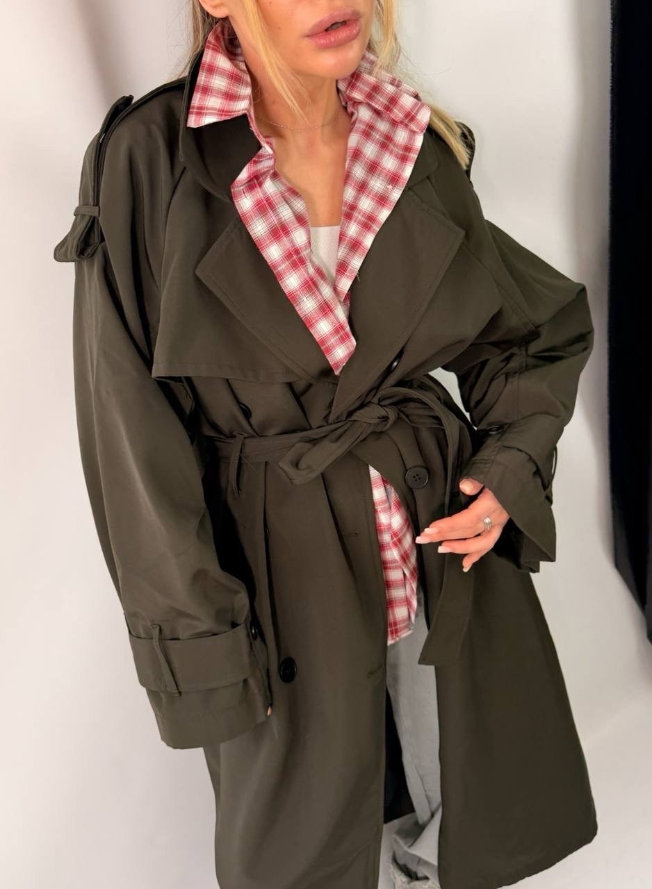 тренч плащ,плащ женский,тренч длинный оверсайз с поясом doctor e,пальто тренч,плащ тренч длинный