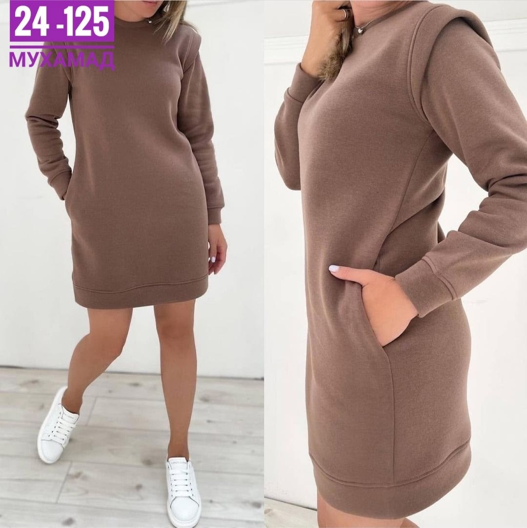 спортивное женское платье,женское платье на флисе,платье на флисе,туника женская,туника женская модная