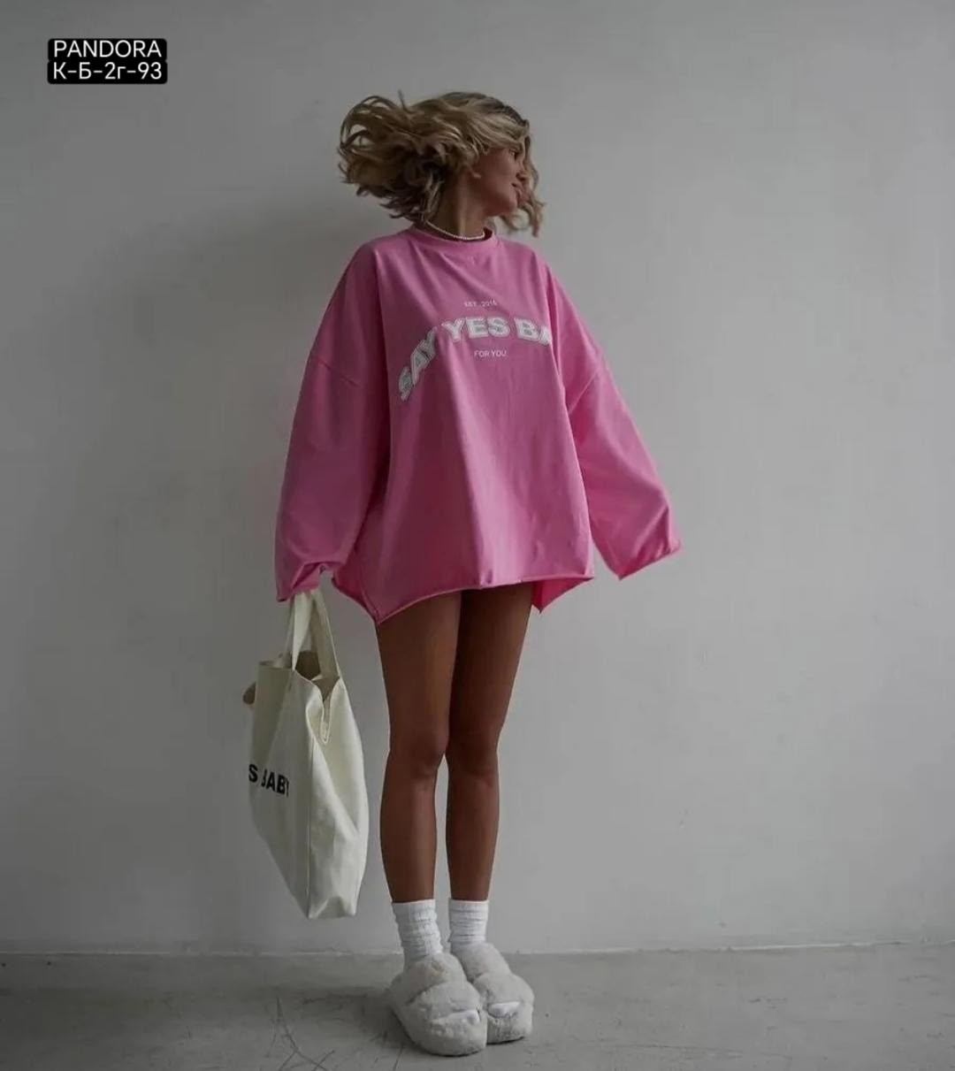 лонгслив оверсайз женский розовый deso,лонгслив женская оверсайз,свитшот розовый,свитшот женский,худи оверсайз