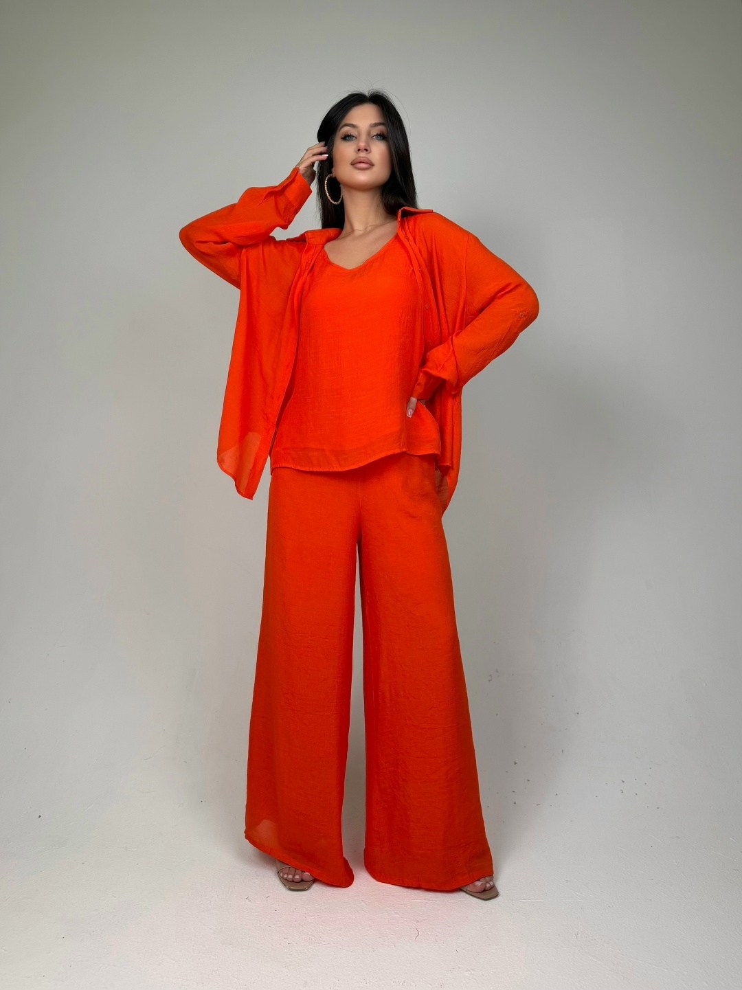 оранжевый костюм женский,оранжевый костюм,женские костюмы,костюм с брюками,оранжевый брючный костюм