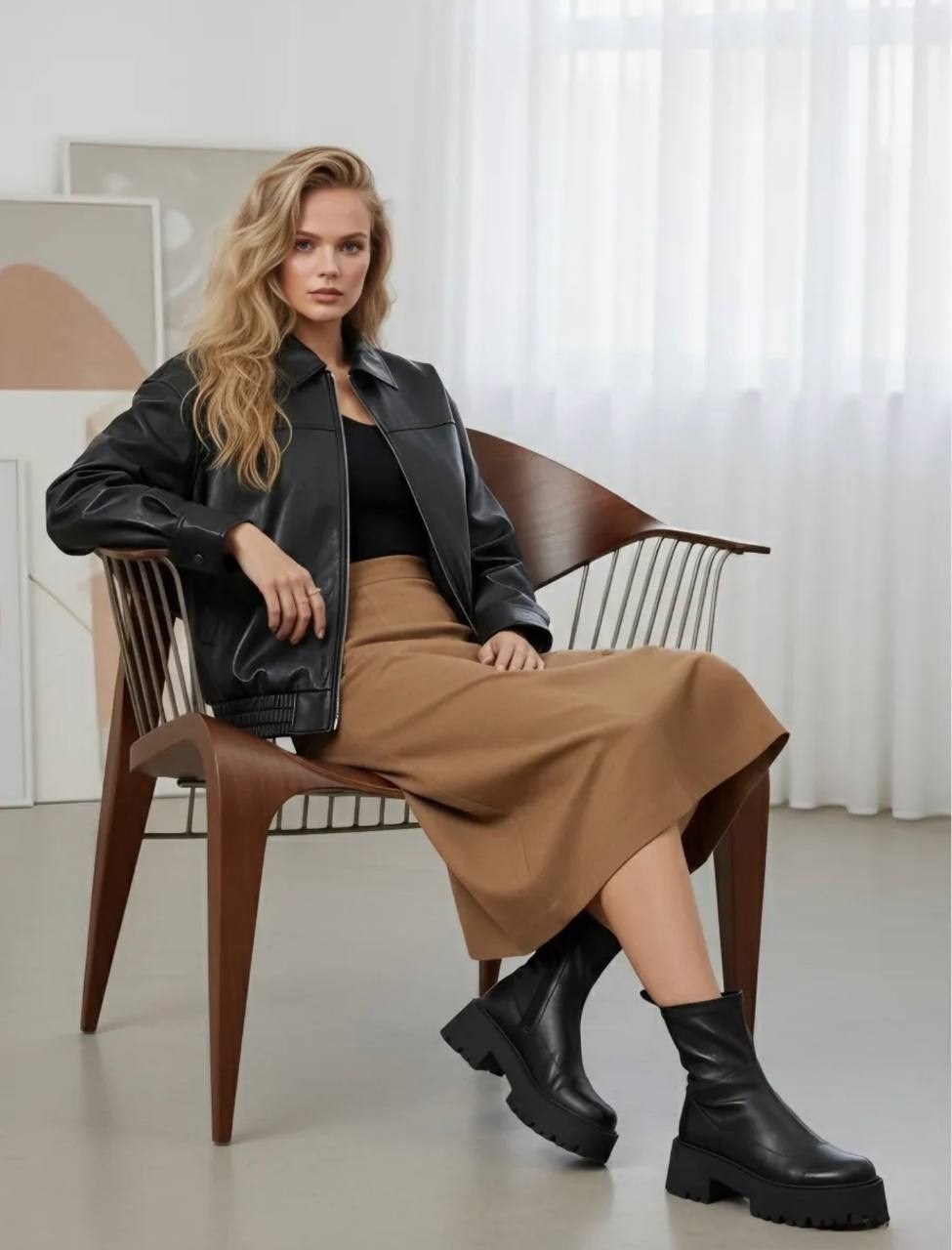 кожаная куртка,женская кожаная куртка,стильная куртка,куртка косуха,куртка женская