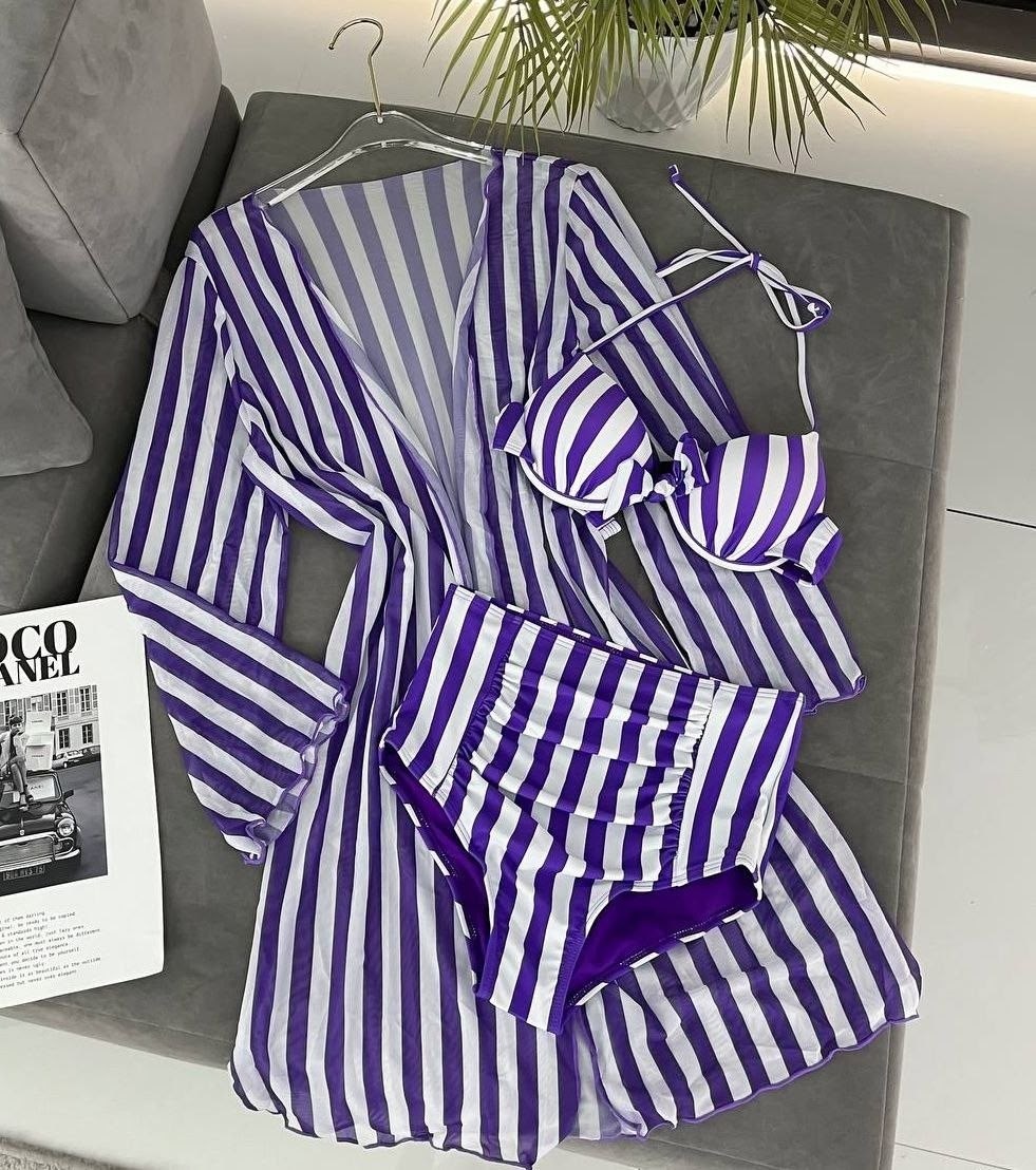 комплект пижама,пижама в полоску,женская пижама комплект,купальник в полоску,пижама полосатая женская