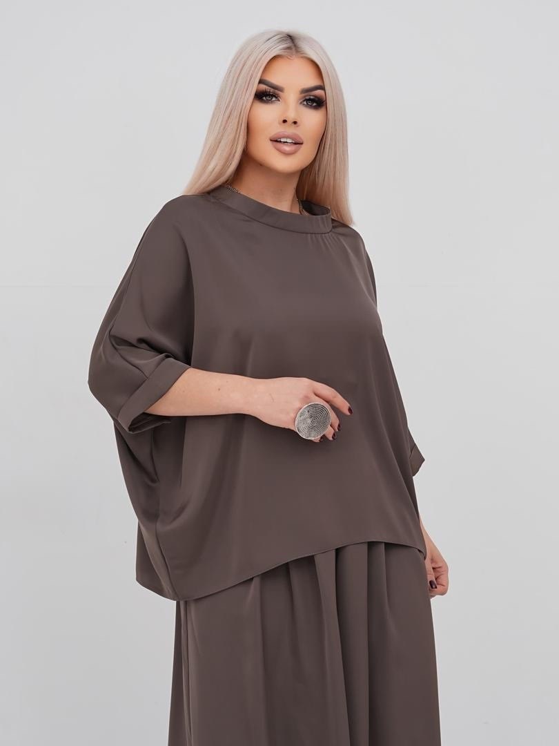 костюм классический adora style шелковая коллекция,брючный атласный вечерний праздничный костюм nurzada,женский костюм,брючный костюм из шёлка,