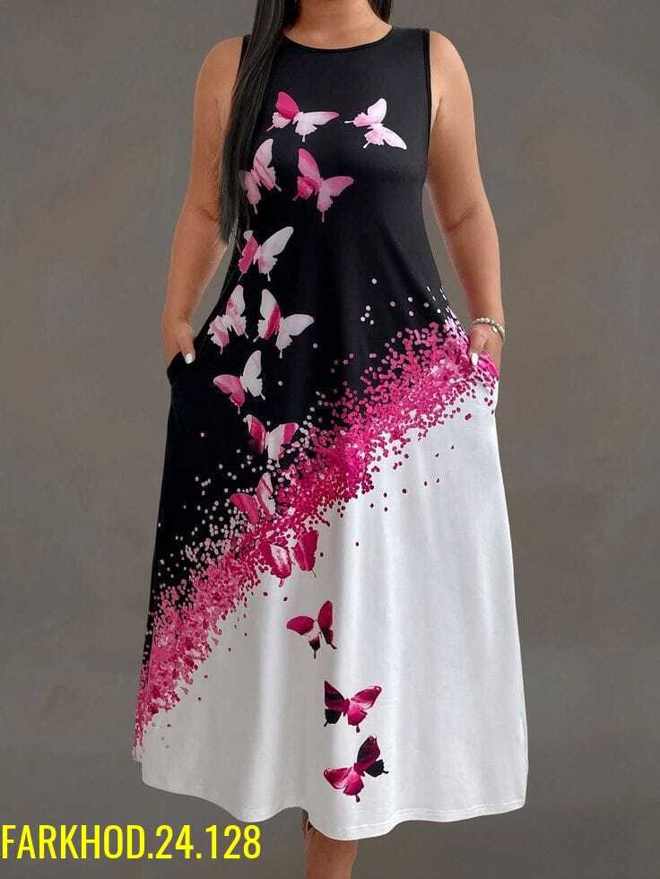 женские платья больших размеров,летнее женское платье,летние платья больших размеров,платья женские длинные,платье больших размеров с принтом