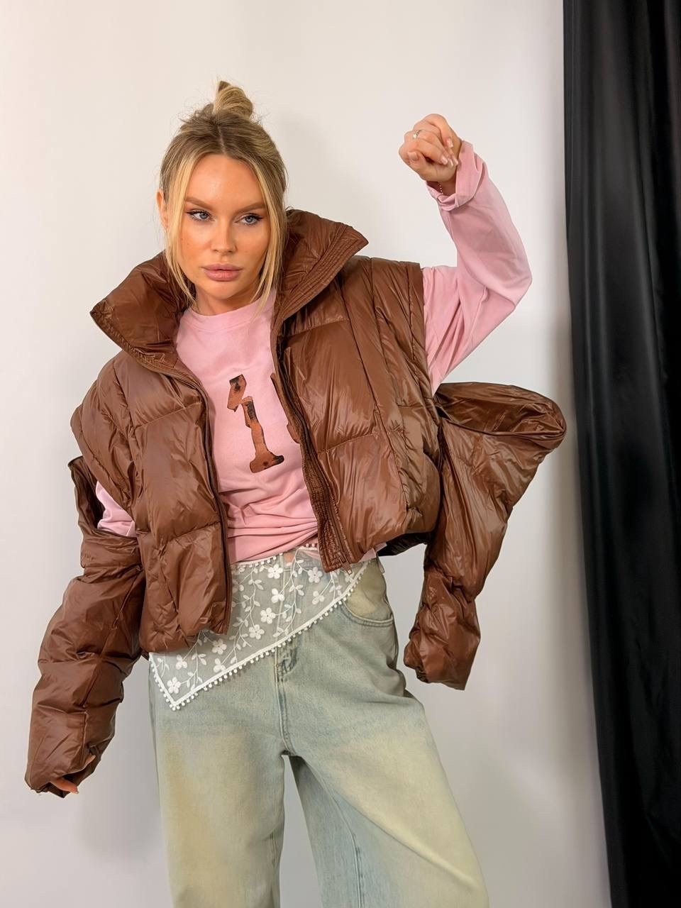 стильная куртка,куртка,куртка пуховая,женская куртка