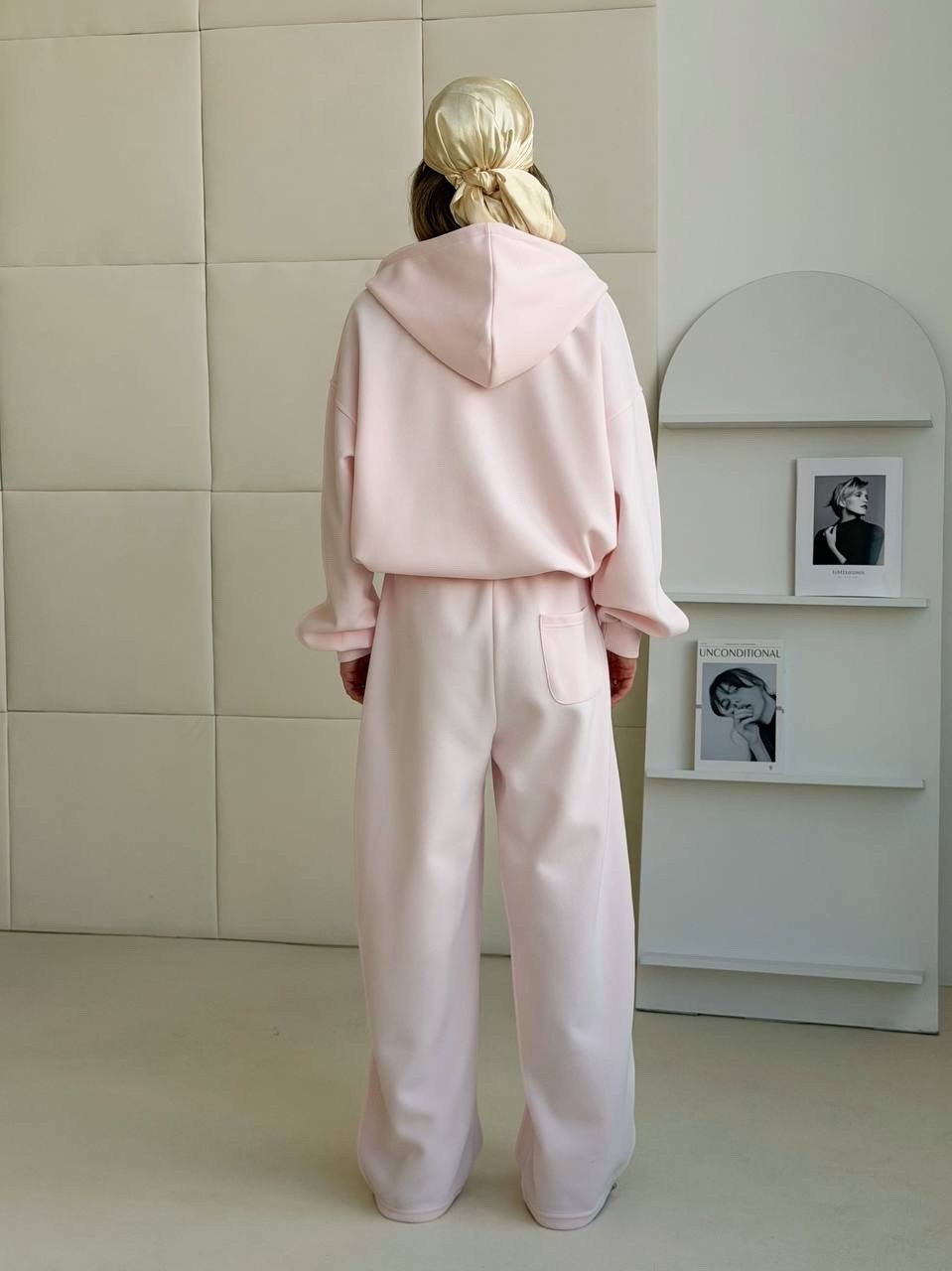 костюм спортивный,костюм спортивный со штанами палаццо и зип худи micca 362777071,розовый костюм,костюм спортивный розовый,женский костюм