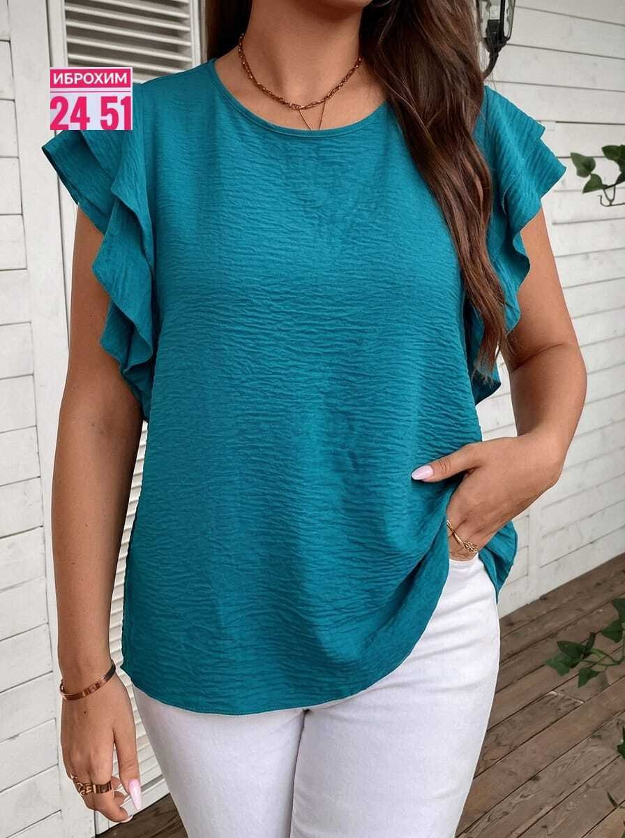 блузка с оборками,летняя блузка,женская блузка,блузы женские,блузка с рукавами