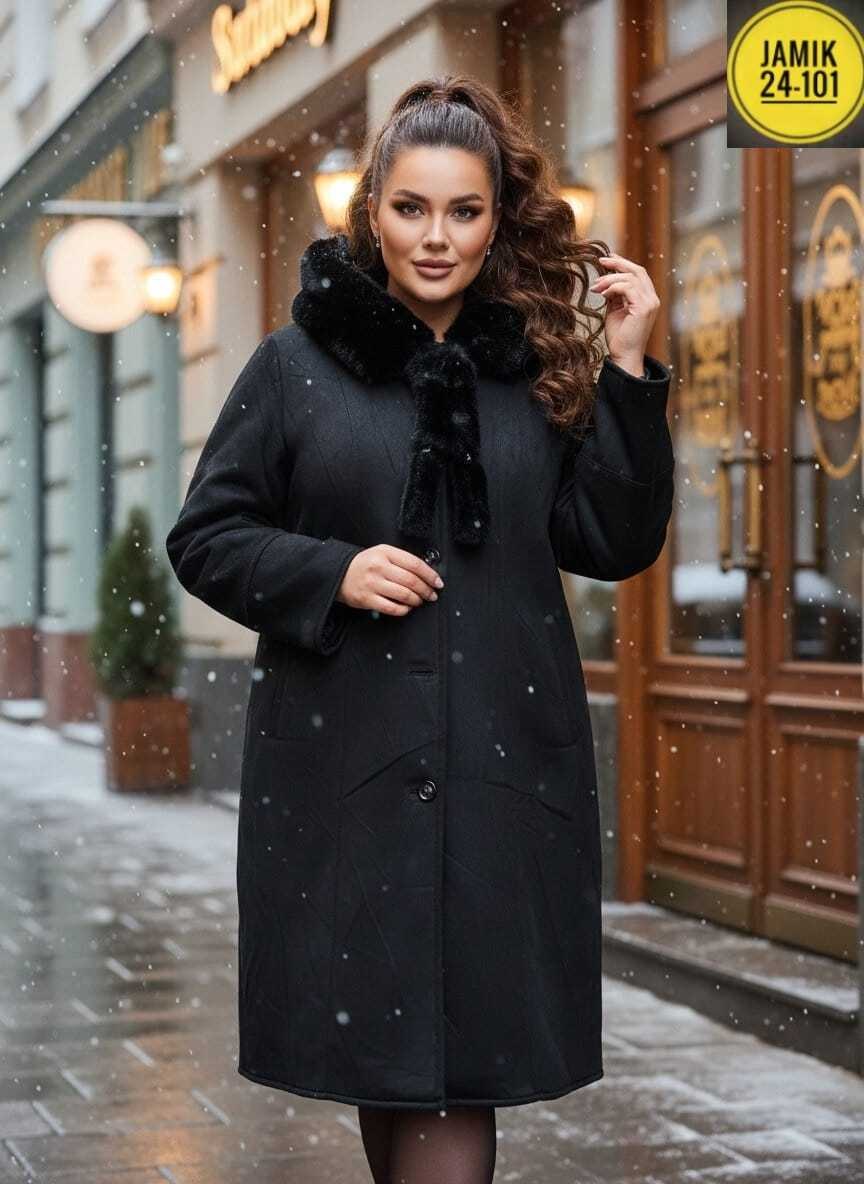 пальто женское мосмеха 8002097 черное 52 ru,зимнее пальто больших размеров,зимнее пальто для полных женщин,зимние пальто женское больших размеров,женское пальто больших размеров