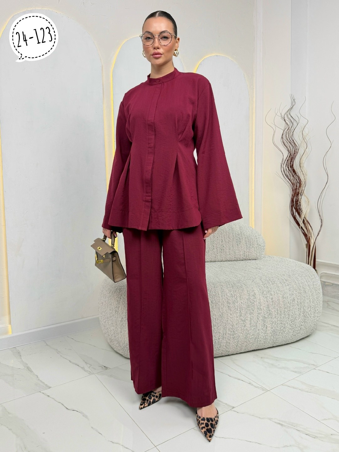 костюм,мусульманская платья,бордовый,комплект з