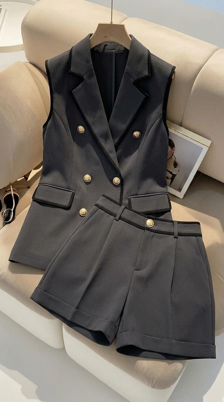 костюм жилет,костюм с жилеткой,костюм женский,женские жилеты,женский костюм с шортами