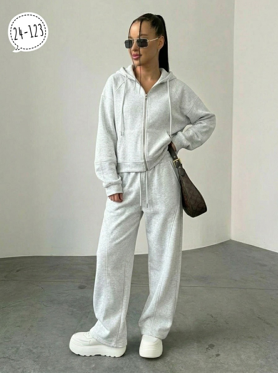 костюм спортивный со штанами палаццо и зип худи micca 362777071,cпортивный костюм женский на флисе,спортивный костюм женский розовый,костюм спортивный,спортивный костюм женский