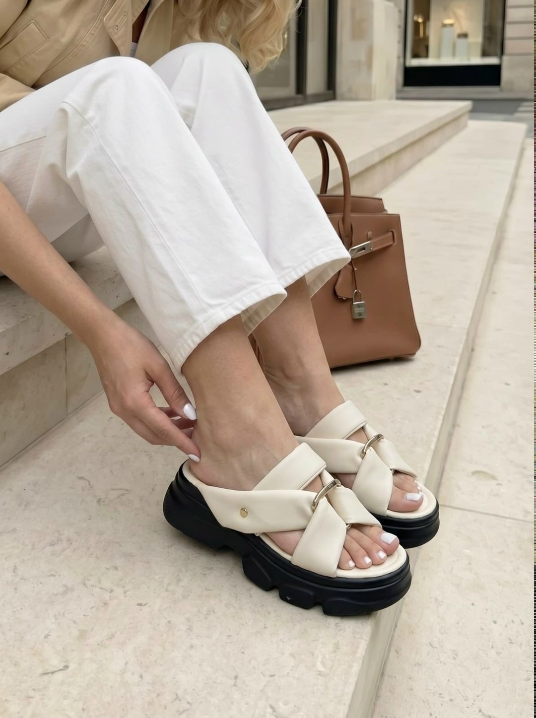 женские шлепанцы,босоножки стильные,женские босоножки,босоножки на платформе,летние шлепанцы