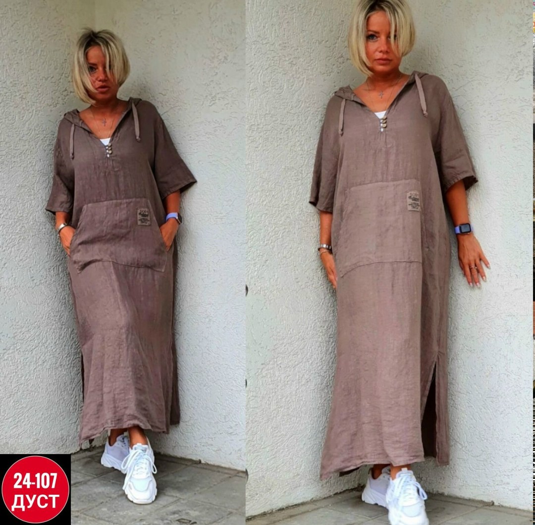 стильное платье бохо,стиль бохо платье,платье с капюшоном и карманами,платье с капюшоном,льняное платье