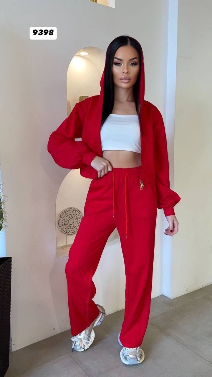 весенний костюм с широкими штанами и кофтой на замке,костюм спортивный женский,костюм спортивный,женский костюм,костюм с широкими штанами