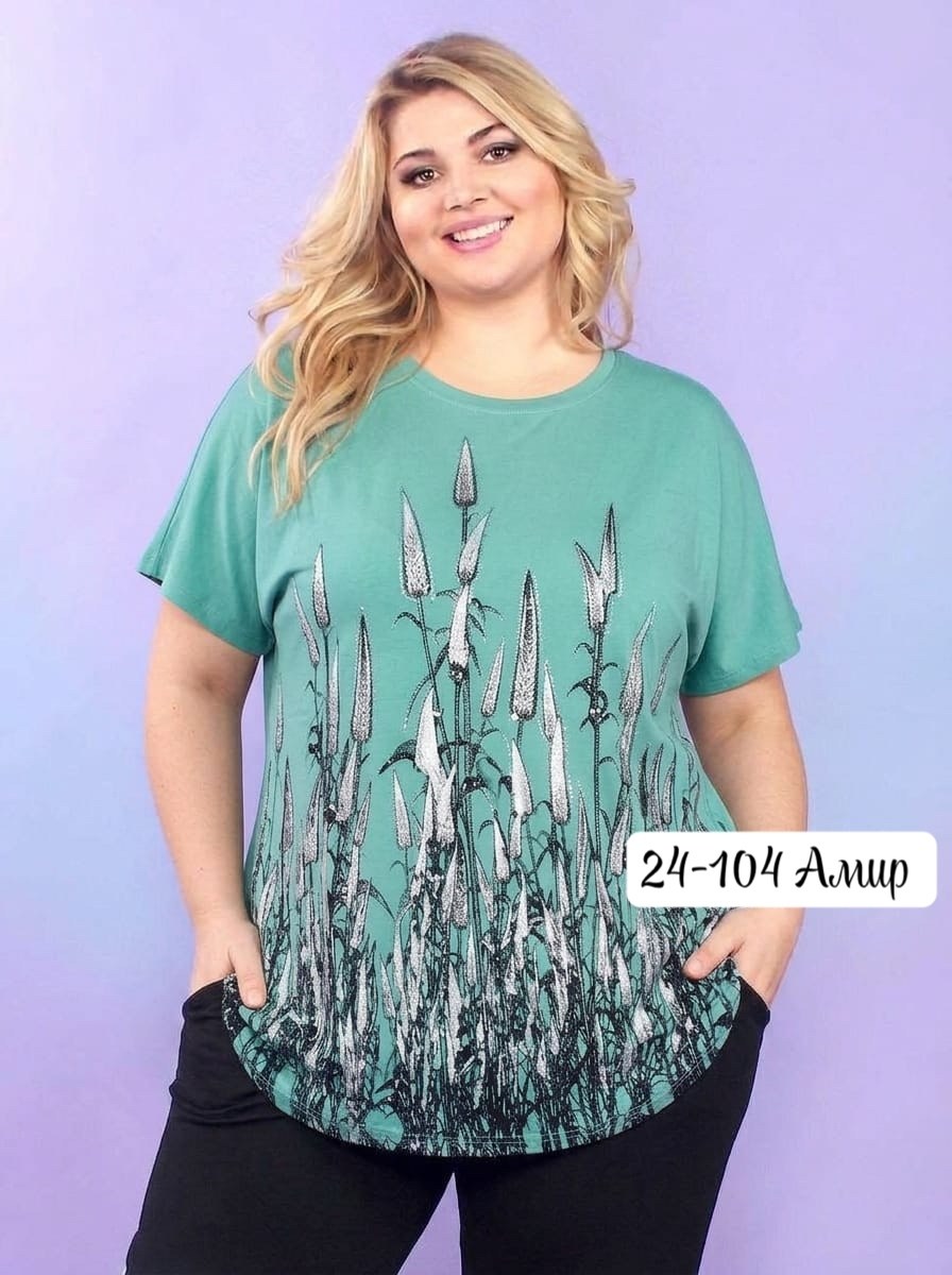 женская футболка больших размеров,туника серебро интикома,женская туника,футболки для полных женщин,туники полным женщинам