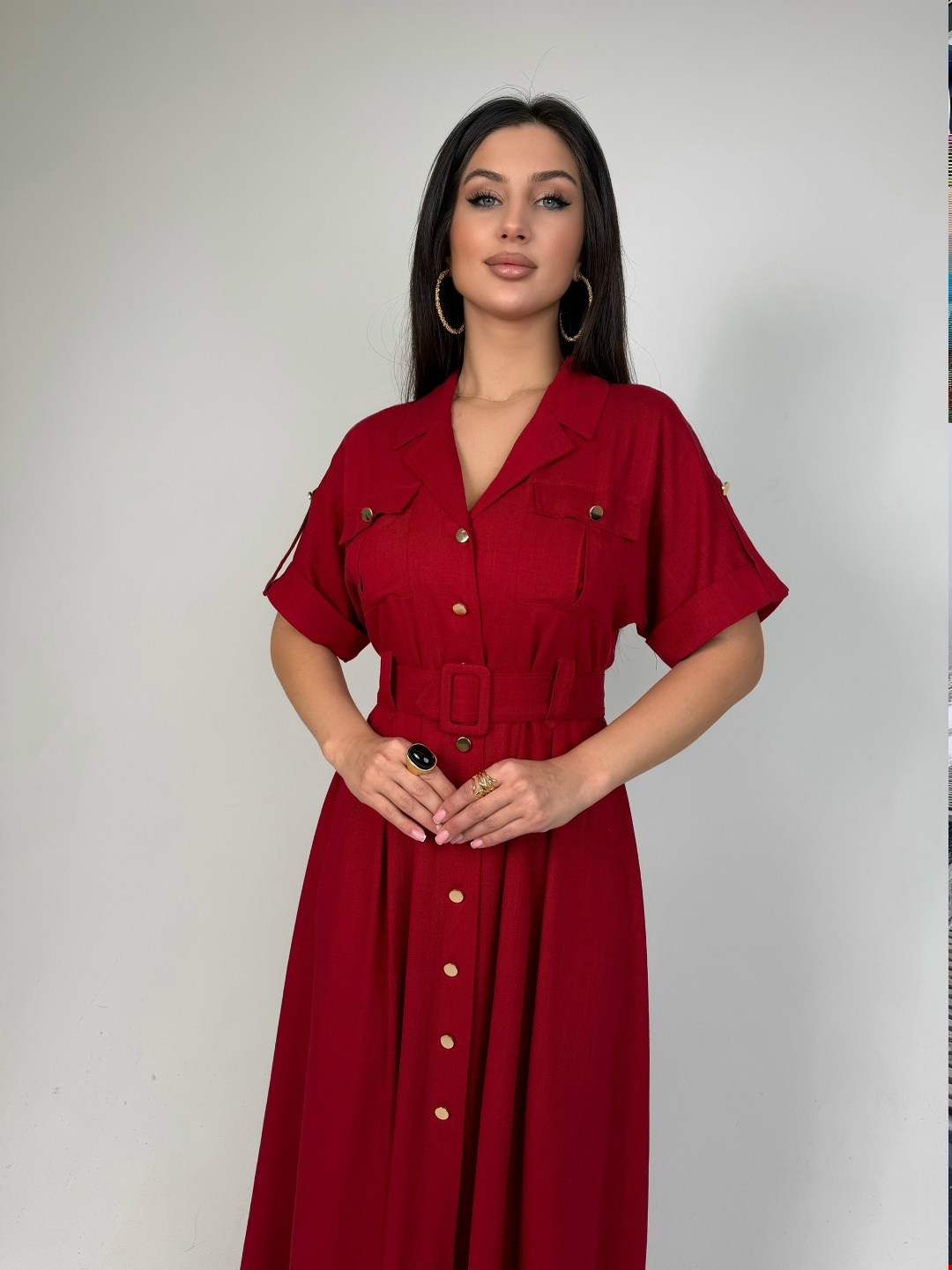 платье,стильное платье,платье vi.oro vr-1136 красно-бордовый,платье свободного кроя,платье рубашка макси