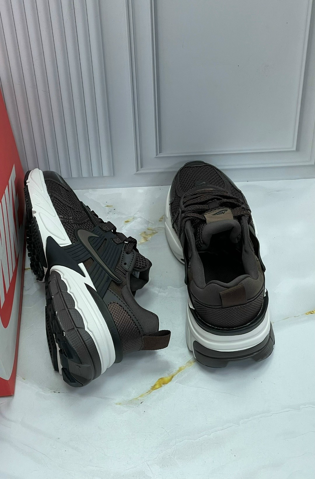 кроссовки nike,кроссовки nike v 2 k run,женские повседневные кроссовки nike v2k run коричневый,кроссовки,женские кроссовки nike