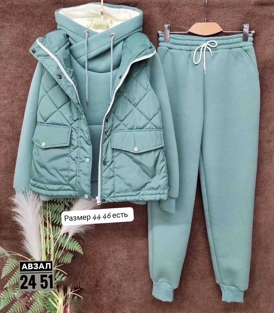 женский костюм тройка,костюм женский спортивный теплый тройка с жилетом,костюм на флисе,спортивный костюм тройка с жилеткой женский,костюм тройка