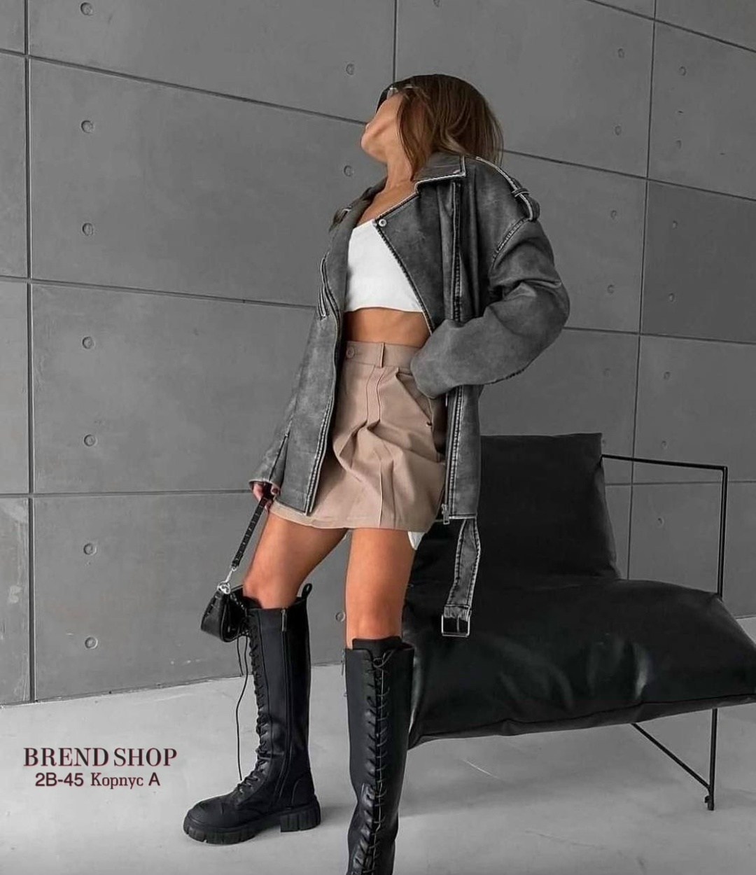 женская кожаная куртка косуха оверсайз,кожаная куртка косуха оверсайз,кожаные женские косухи оверсайз,верхняя одежда женская косуха оверсайз,куртка косуха из эко кожи арт. 11598928