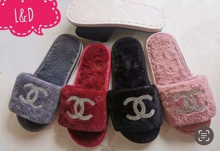 тапочки chanel,женские домашние тапочки,шлепанцы chanel,тапочки домашние,