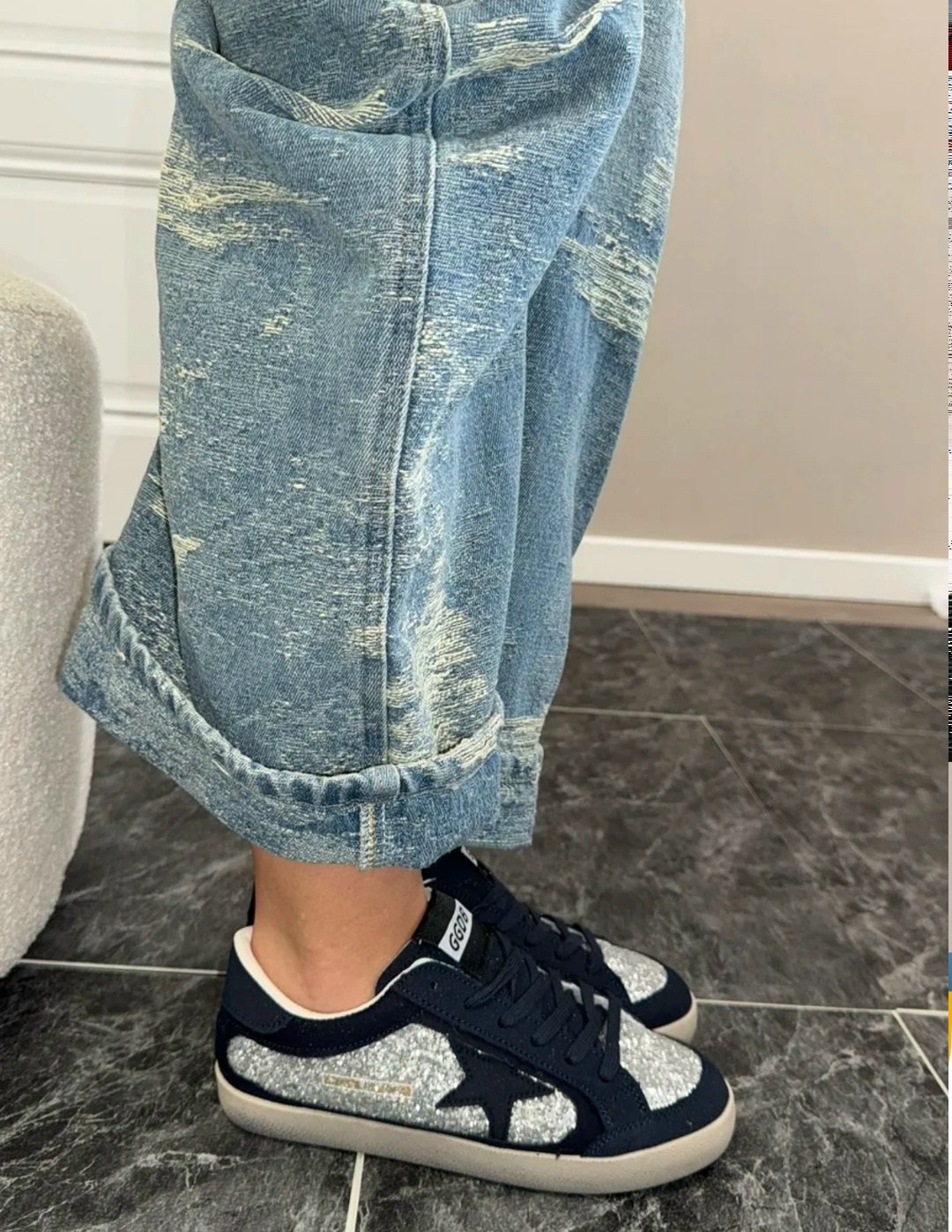 кеды golden goose,,кроссовки super-star с блестками golden goose черный,кеды голден гус,кеды кроссовки