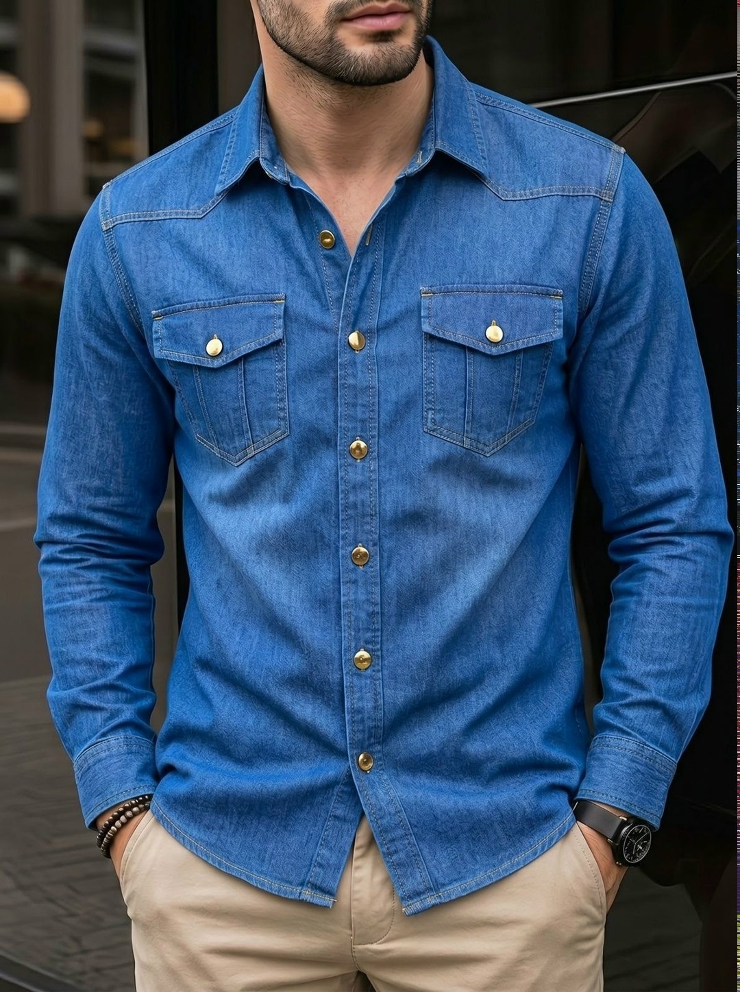 мужская джинсовая рубашка,рубашка мужская джинсовая с длинными рукавами,джинсовая рубашка,повседневная рубашка,повседневные мужские рубашки