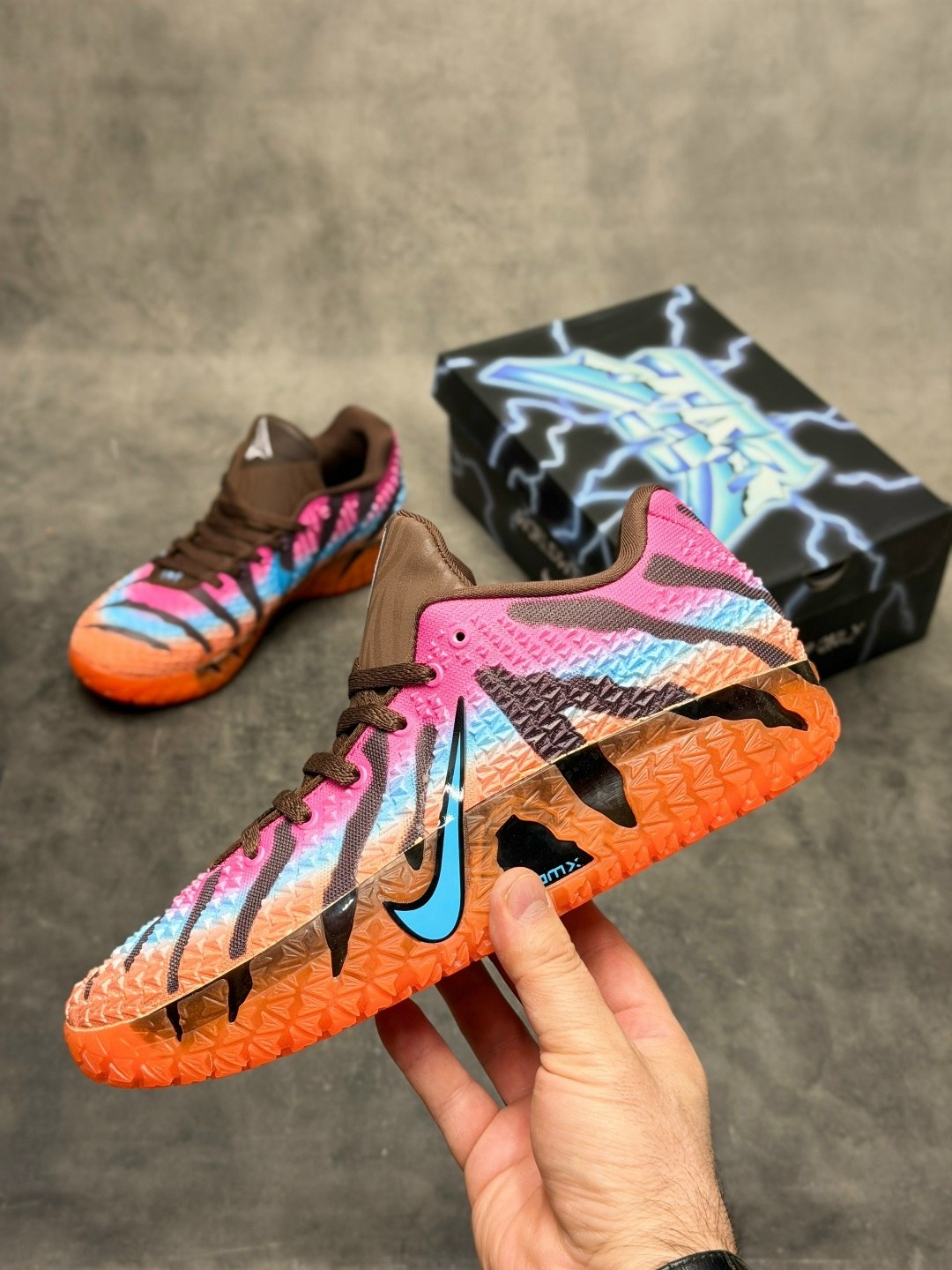 баскетбольные кроссовки,кроссовки,мужская спортивная  для баскетбола,разноцветные кроссовки,ja 3 by you custom basketball shoes nike