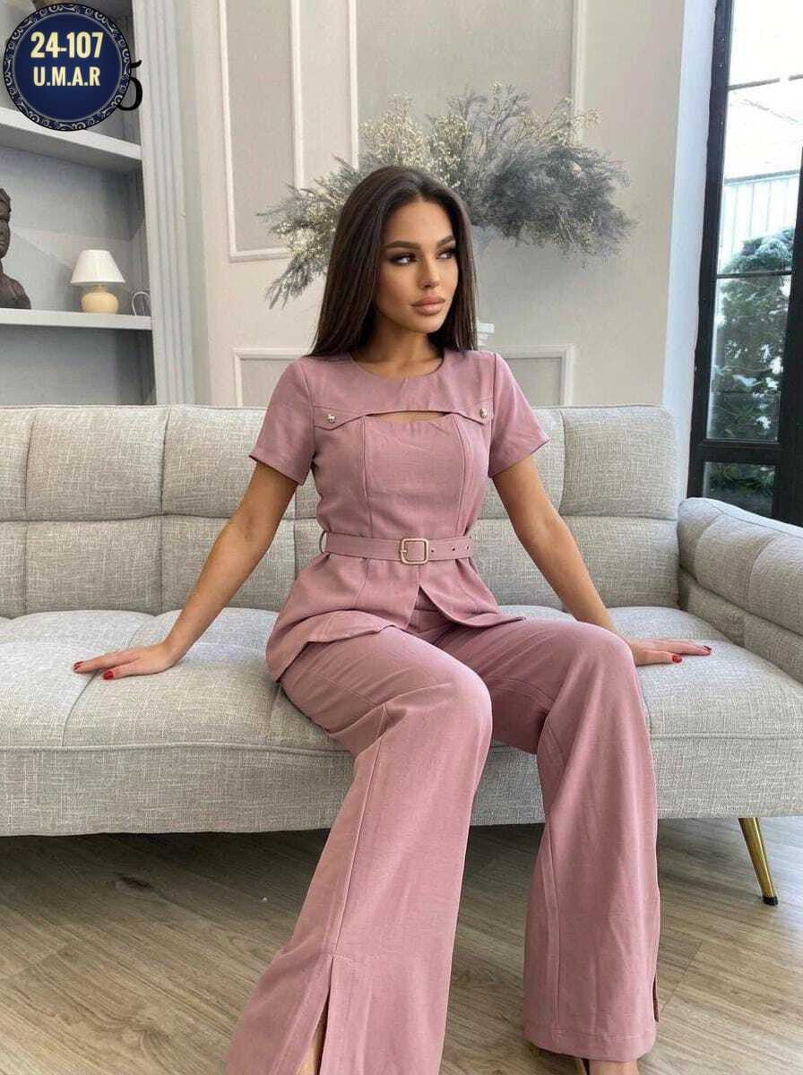 брючный костюм женский,синий брючный костюм женский,брючный костюм с баской,голубой брючный костюм женский,вечерний брючный костюм