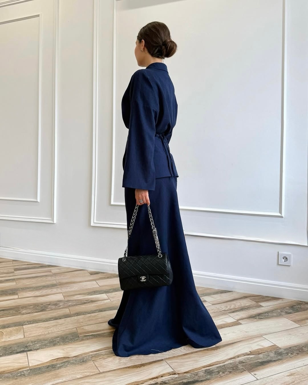 костюм с юбкой,костюм женский,вечернее платье с баской,синее платье с баской,костюм женский с юбкой