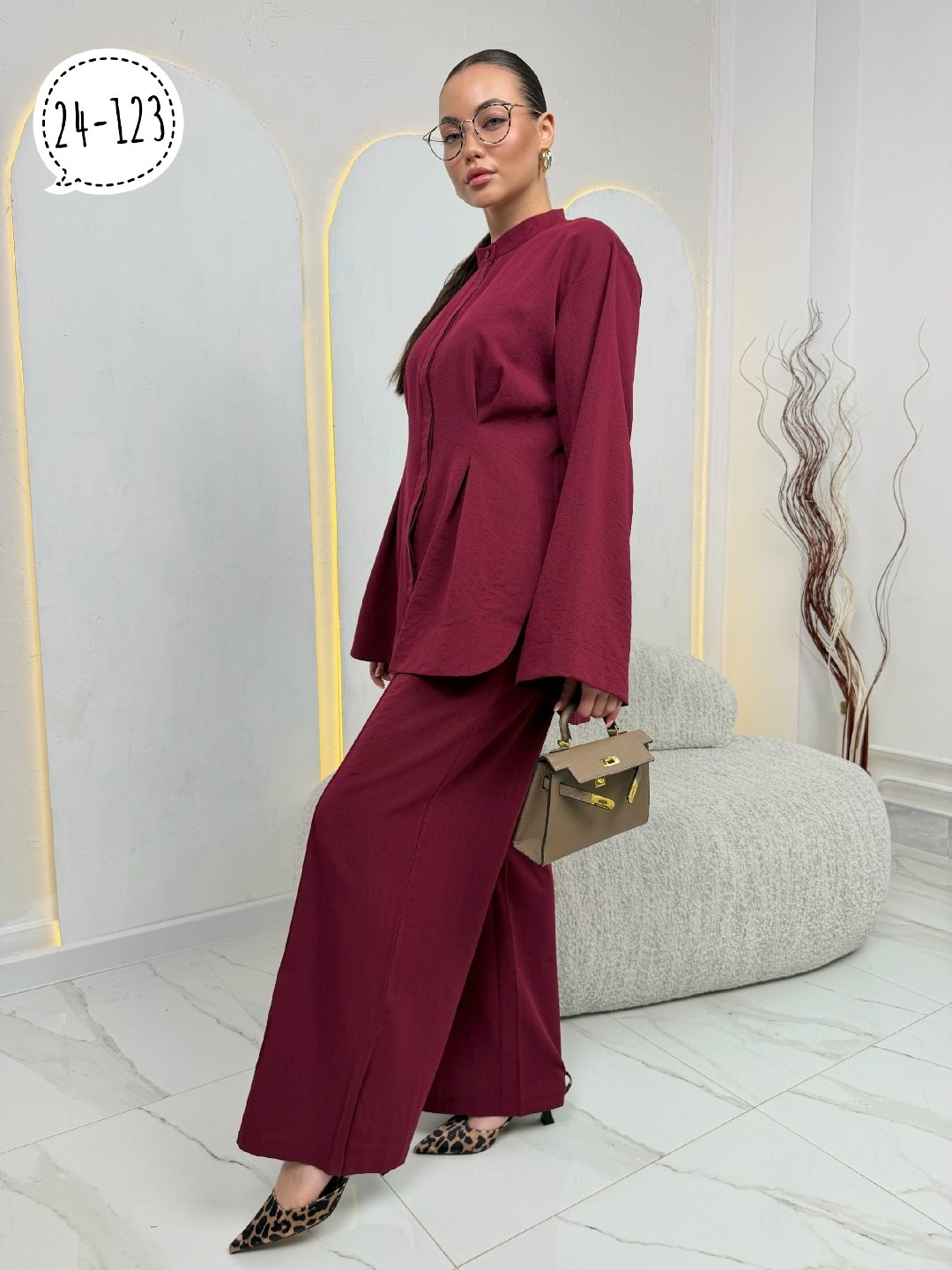 костюм,мусульманская платья,бордовый,комплект з