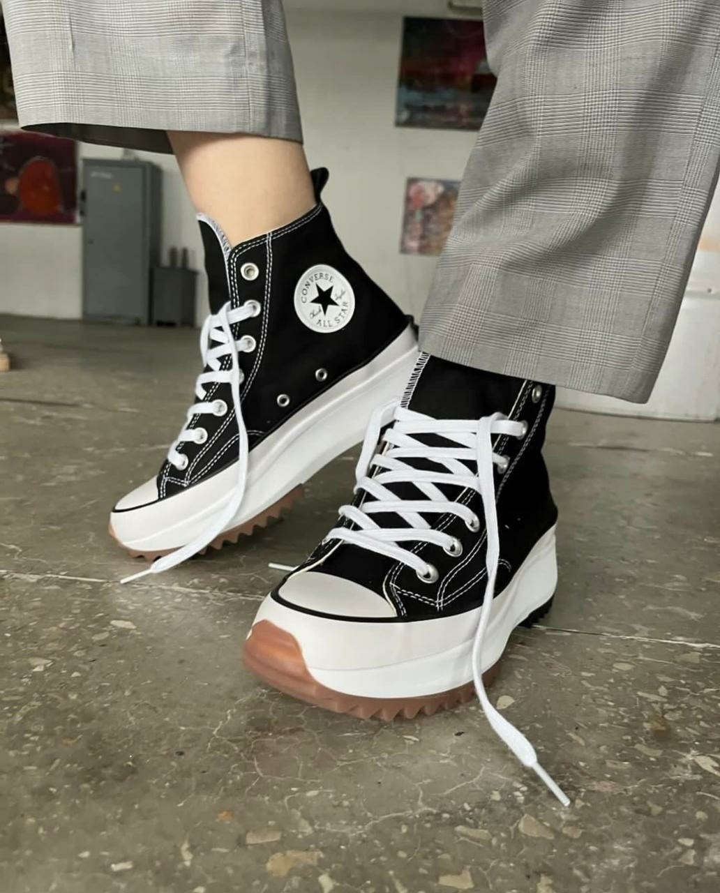 кроссовки converse run star hike,конверсы run star hike high top,высокие кеды на платформе converse,женские кеды converse run star hike,кеды converse run star hike