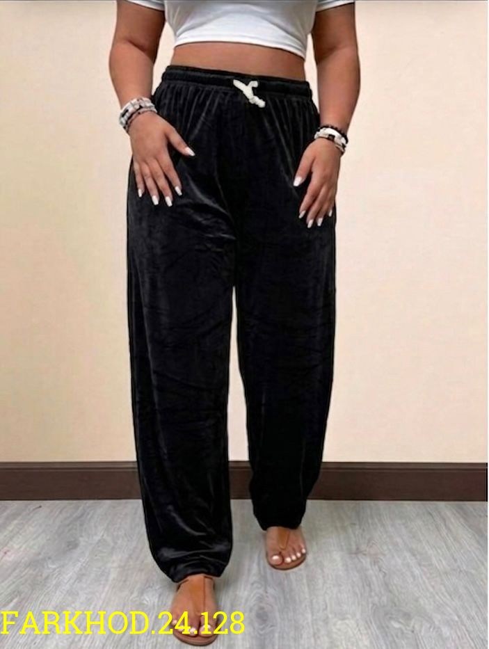 брюки велюр,вельветовые брюки палаццо на меху mina fashion,велюровые штаны,женские штаны из велюра,штаны женские