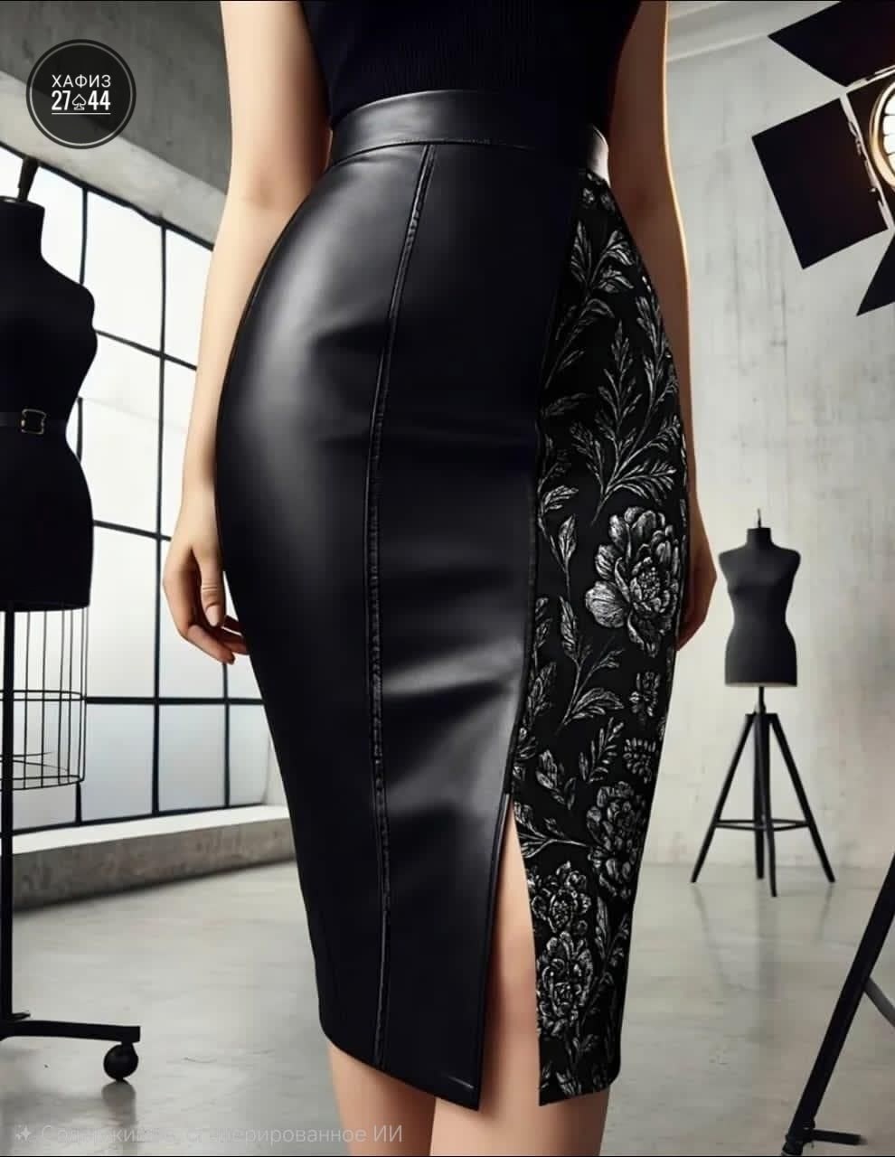 юбка из экокожи,юбка эко кожа,юбка,юбка стильная,кожаная юбка миди