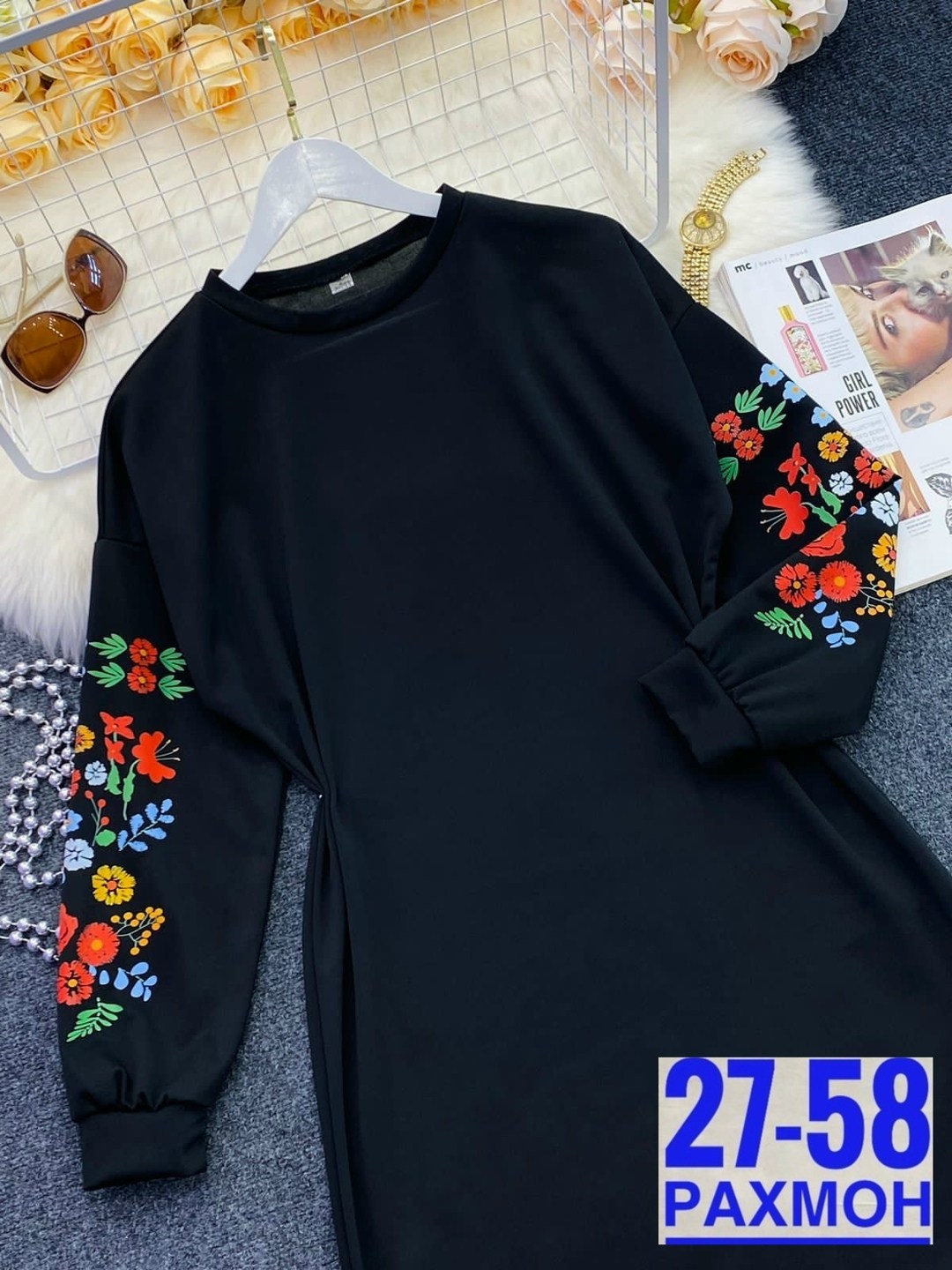 платье ткань трикотаж,платье с вышитыми рукавами,трикотажные женские платья,платье в двух расцветка ткань: трикотаж,платье для женщин