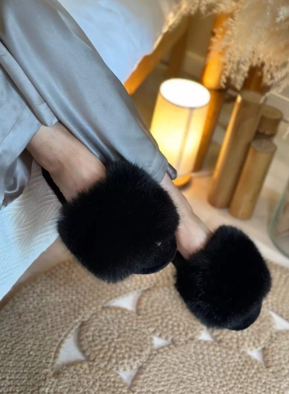 тапочки домашние oткрытые меховые,тапочки домашние с мехом,пушистые домашние тапочки,тапочки домашние меховые,тапочки с натуральным мехом