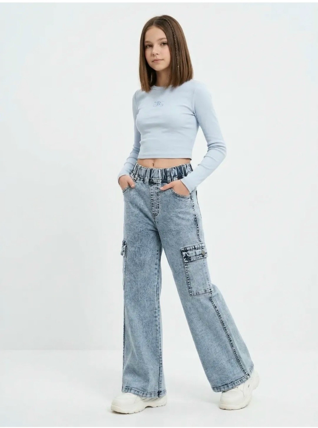 женские джинсы,джинсы для девочки,джинсы широкие,голубые джинсы,джинсы широкие женские
