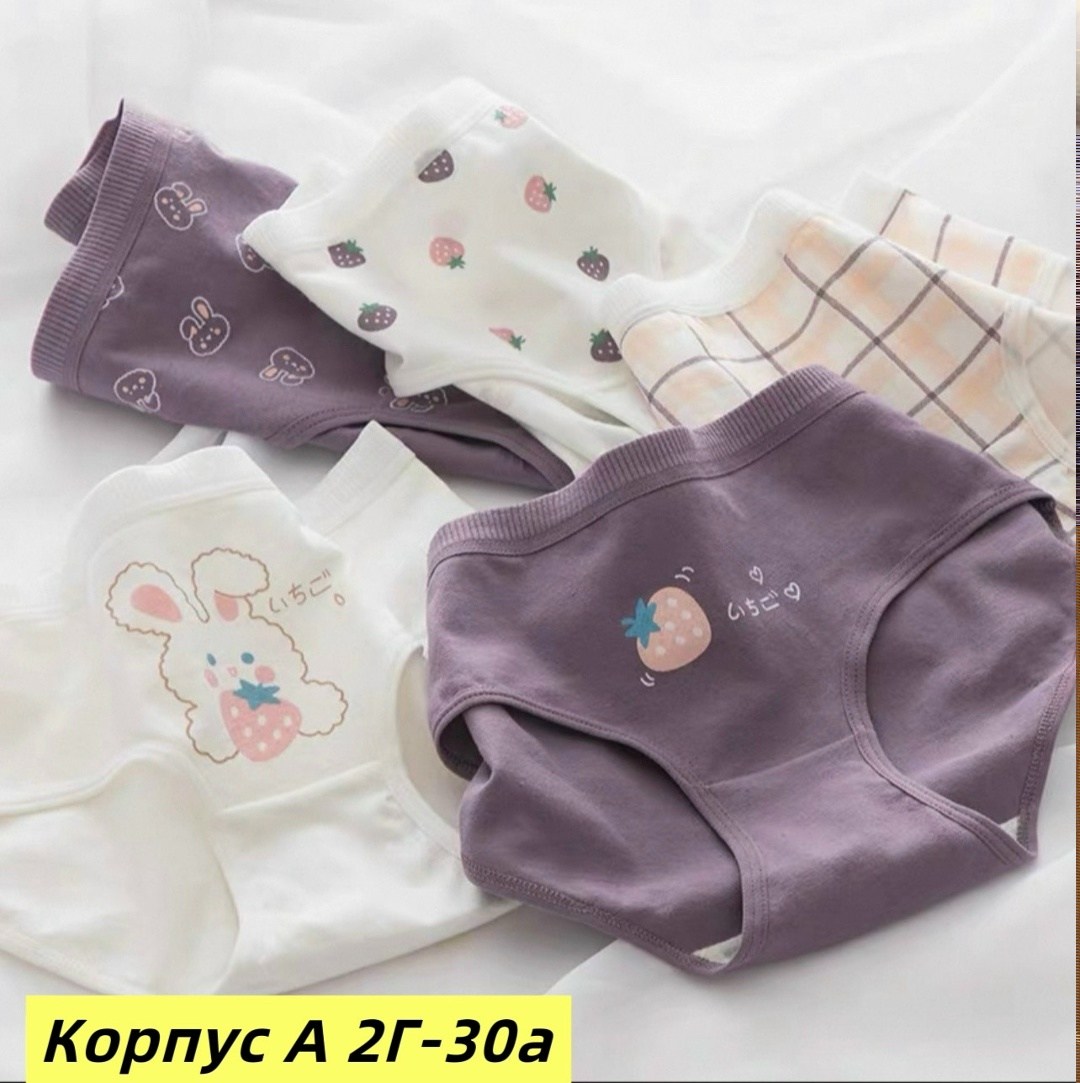белье маленьких девочек хлопок,комплект трусов женские,комплект трусов,комплект трусики,набор женских хлопковых трусов